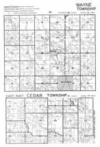 Mitchell County - Wayne Township, Cedar Township - East, McIntire, Bailey, Floyd and Mitchell Counties 1950c